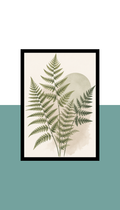 Wall Frame - Fern leaves