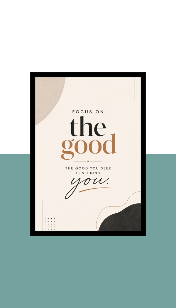 Modern Typography Quote Wall Art Frame | Black MDF | A4 A3 A2 A1 | Office & Home Decor