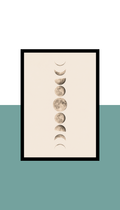 Wall Frame - Moon phases