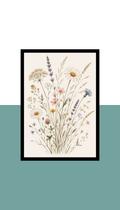 Wall Frame - Wildflowers