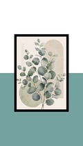 Wall Frame - Eucalyptus branches