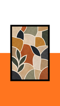 Mosaic abstract Frame | Black MDF | A4 A3 A2 A1 | Mosaic abstract Home Decor