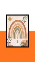 Wall Frame - Boho rainbow
